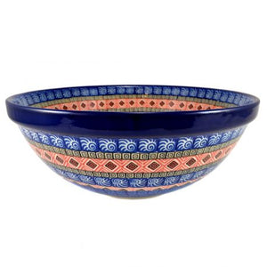Polish Pottery - Salad/Fruit Bowl 28cm - Marrakesh