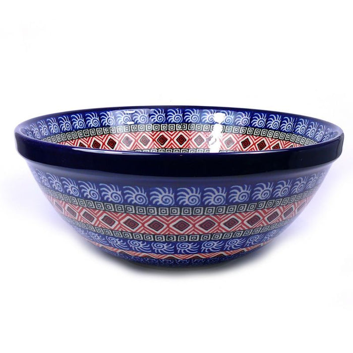 Polish Pottery - Salad/Fruit Bowl 23.5cm - Marrakesh