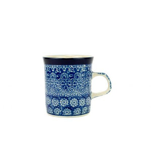 Polish Pottery Mini Mug - Lace - 150ml
