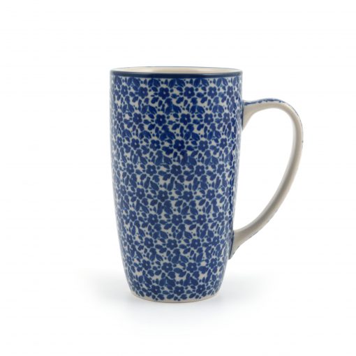 Polish Pottery Mug Coffee to Go - Indigo - 400ml