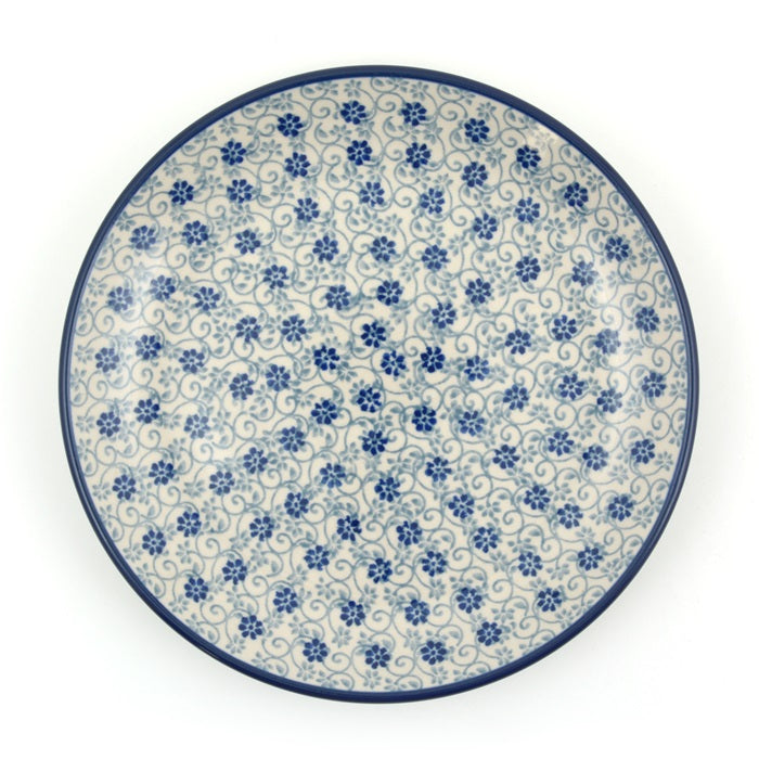 Polish Pottery Breakfast Plate - Flower Fountain - 20cm