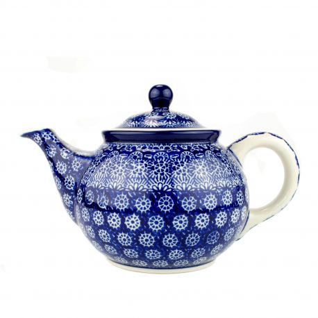 Polish Pottery Medium Teapot - Lace - 900ml