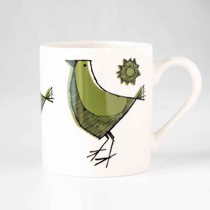 Carly Dodsley Green Bird Mug