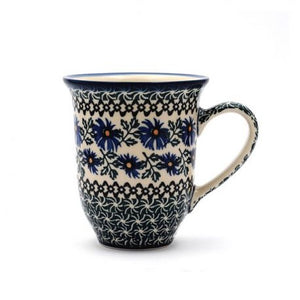 Polish Pottery Large mug - Cornflower - 450ml