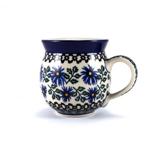 Polish Pottery Medium Mug - Cornflower - 350ml